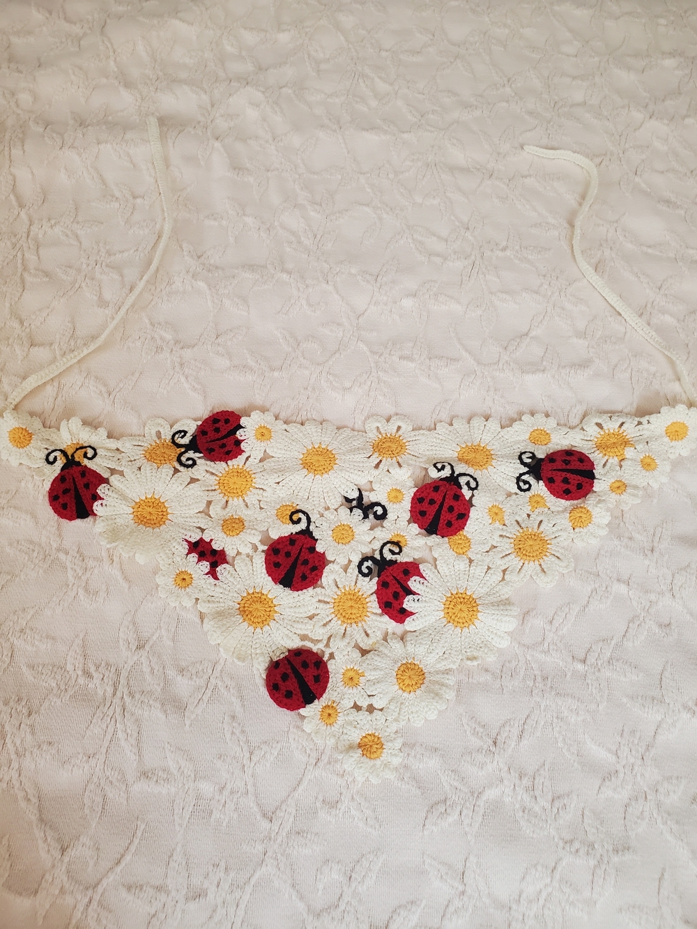 Crochet Hair Scarf
